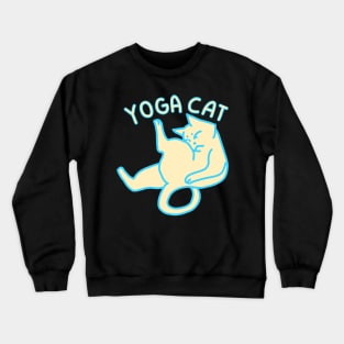 Yoga Cat 03 Crewneck Sweatshirt